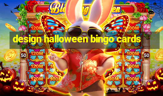 design halloween bingo cards