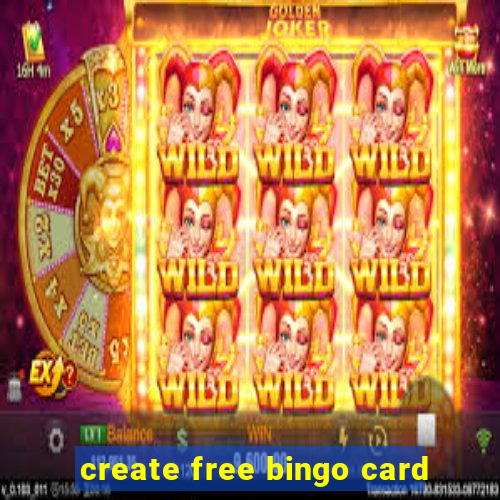 create free bingo card