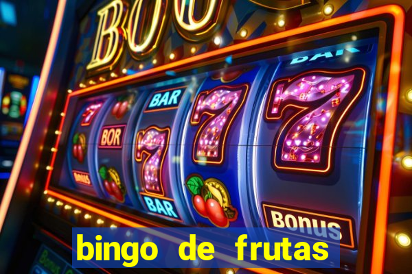 bingo de frutas para imprimir pdf