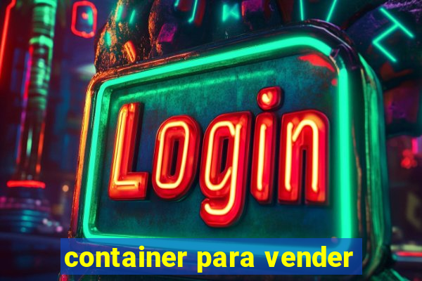 container para vender