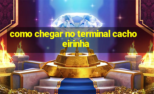 como chegar no terminal cachoeirinha