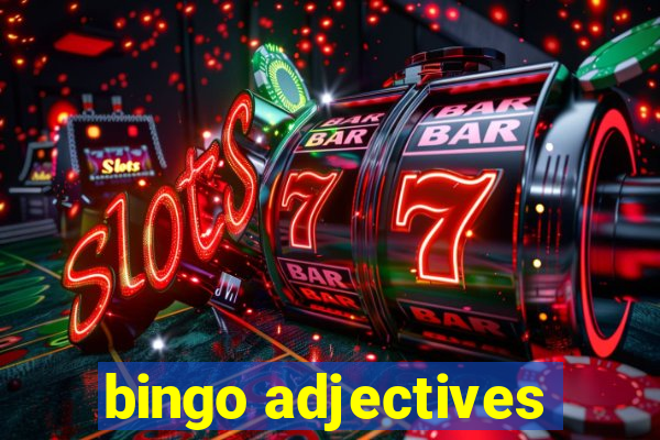 bingo adjectives