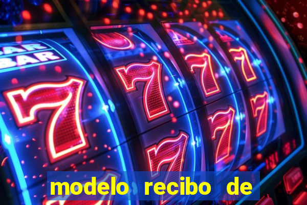 modelo recibo de pagamento autonomo