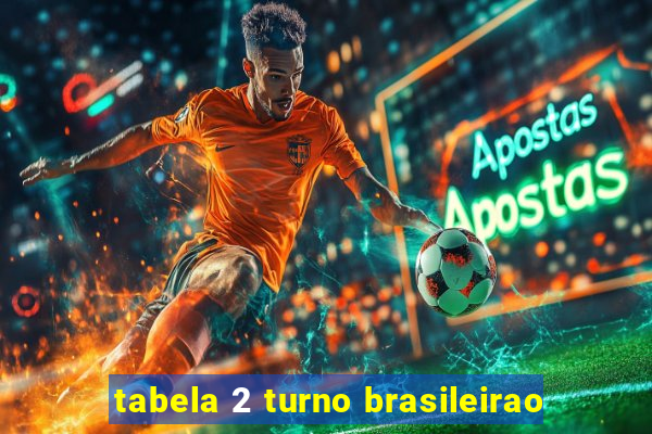 tabela 2 turno brasileirao