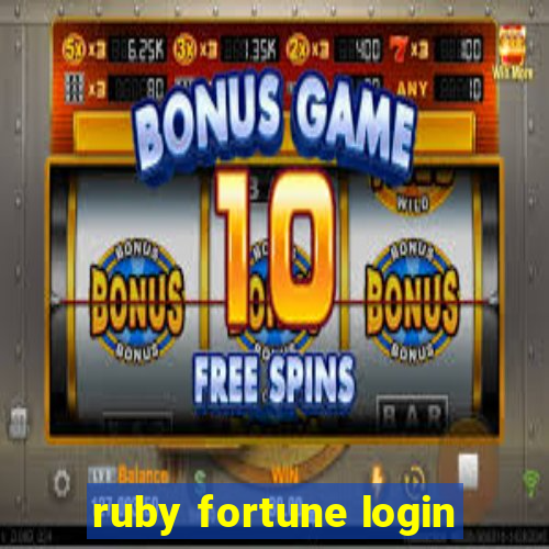 ruby fortune login