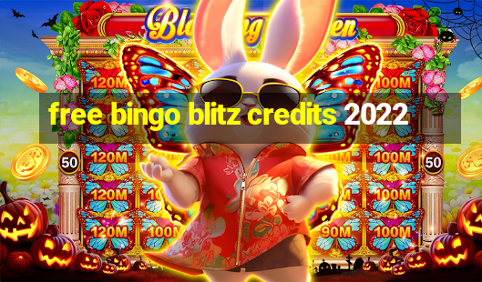 free bingo blitz credits 2022