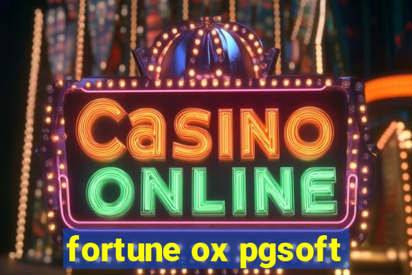 fortune ox pgsoft