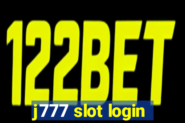 j777 slot login