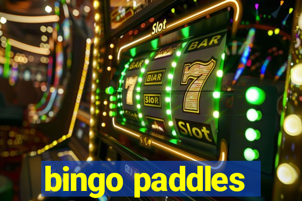 bingo paddles