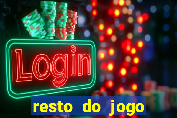 resto do jogo placar atual