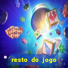 resto do jogo placar atual