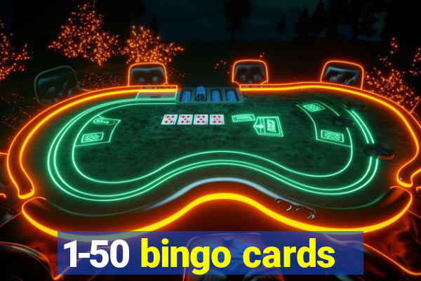 1-50 bingo cards