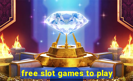 free slot games to play