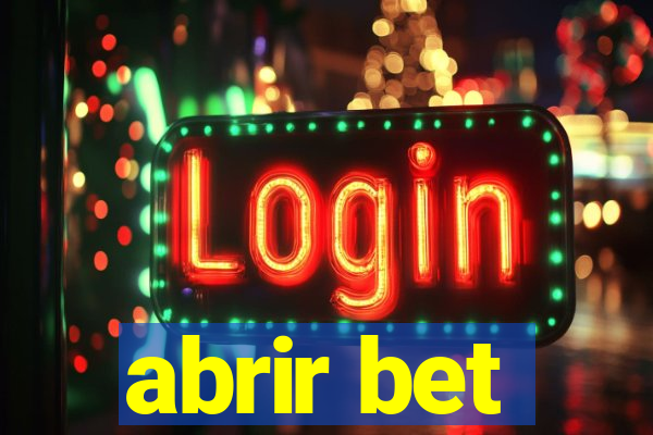 abrir bet