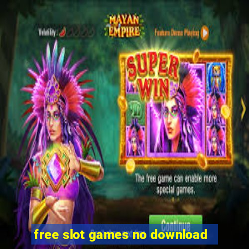 free slot games no download