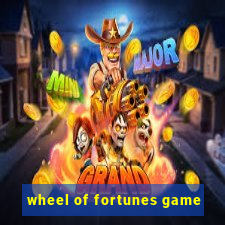 wheel of fortunes game