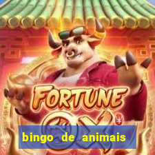 bingo de animais para imprimir e colorir