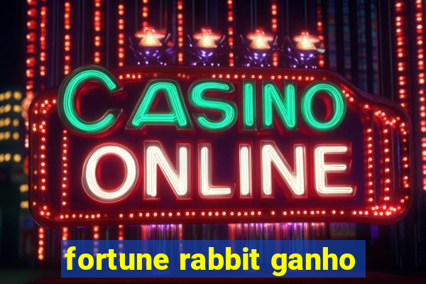 fortune rabbit ganho