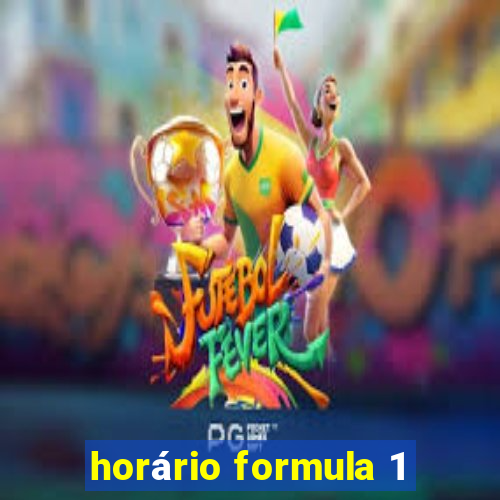 horário formula 1