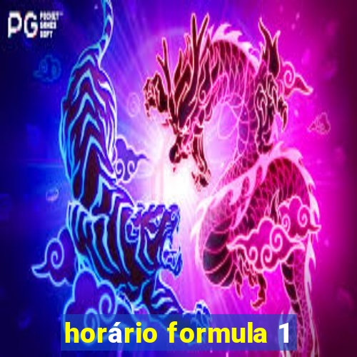 horário formula 1