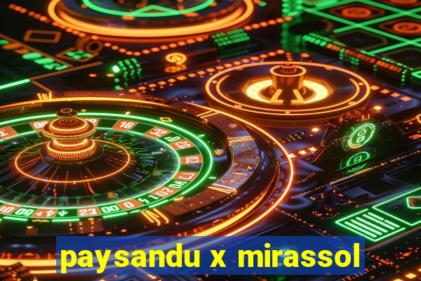 paysandu x mirassol