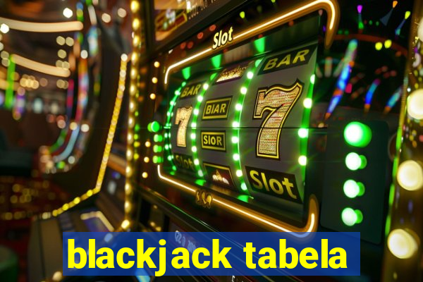 blackjack tabela