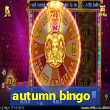 autumn bingo