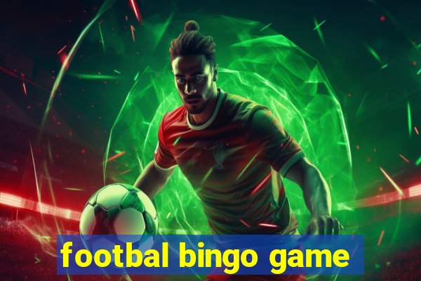 footbal bingo game