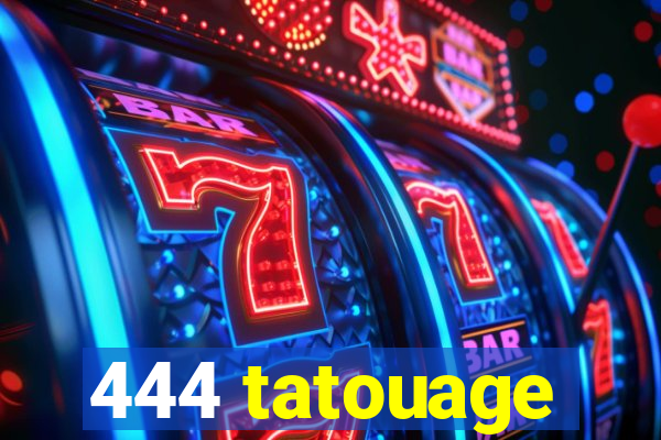 444 tatouage