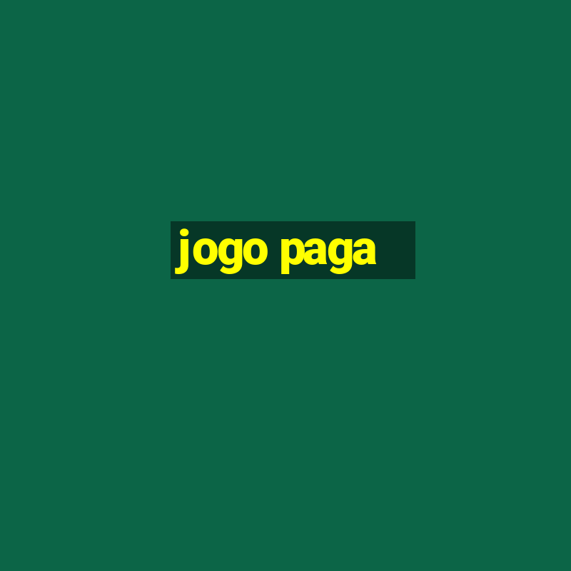 jogo paga