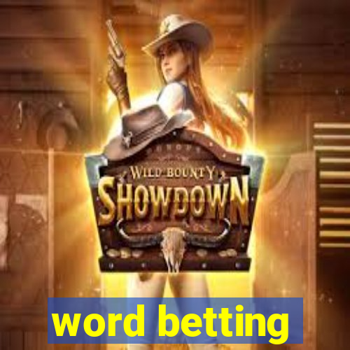 word betting