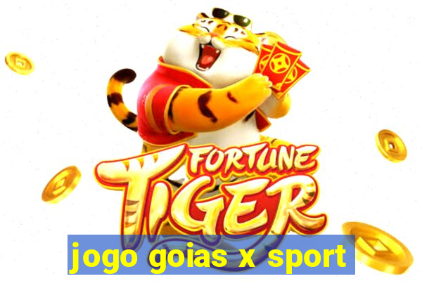 jogo goias x sport