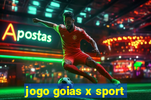 jogo goias x sport