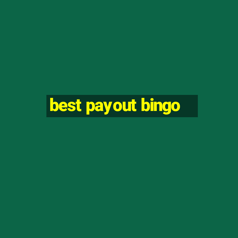 best payout bingo