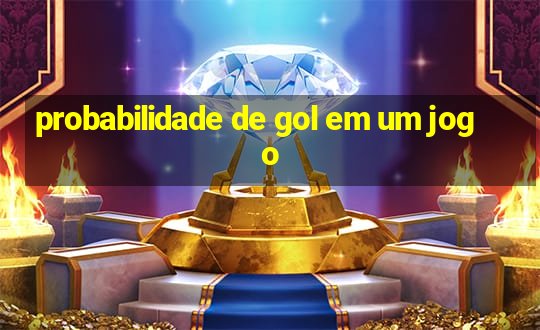 probabilidade de gol em um jogo