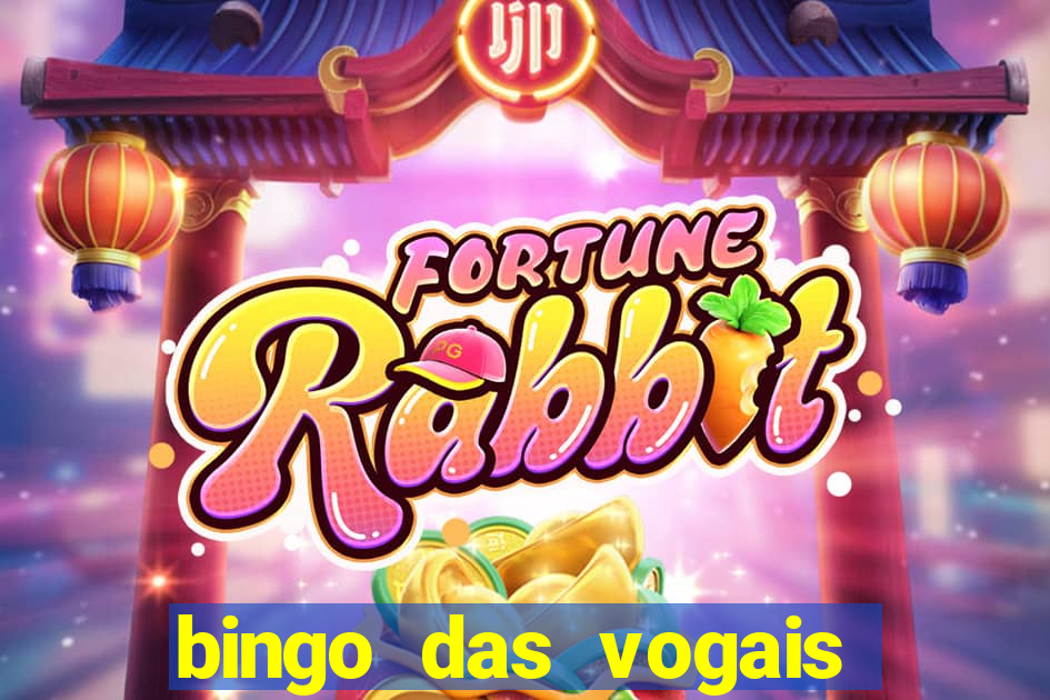 bingo das vogais colorido para imprimir