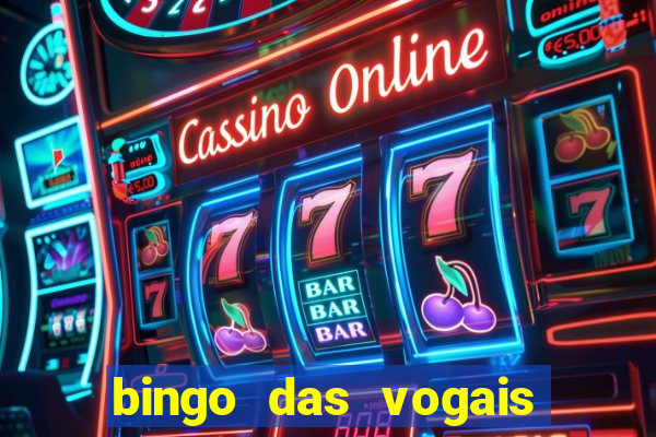 bingo das vogais colorido para imprimir