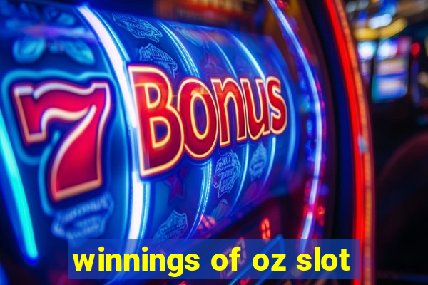 winnings of oz slot