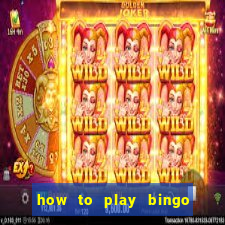 how to play bingo for money