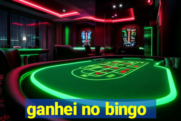 ganhei no bingo