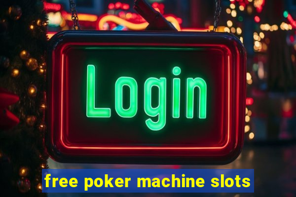 free poker machine slots