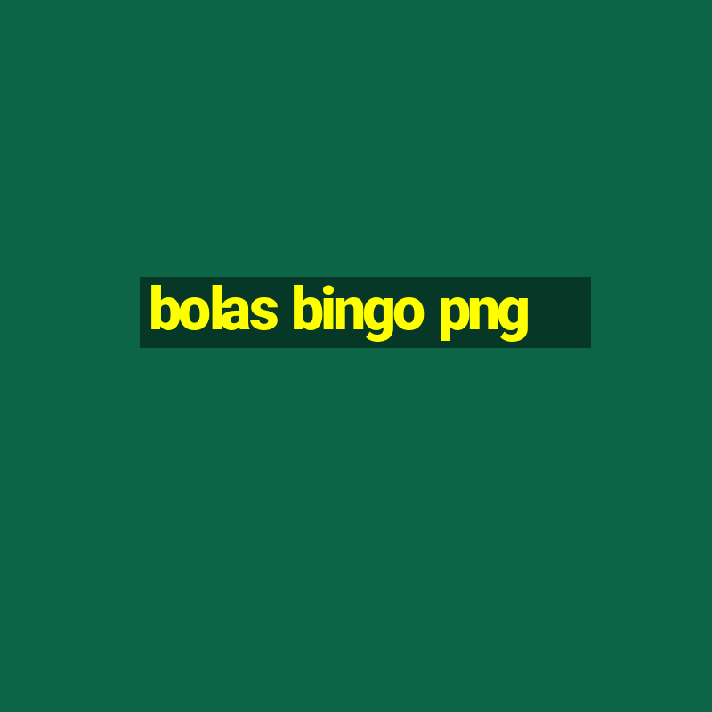 bolas bingo png