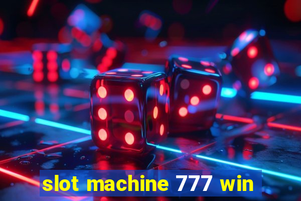 slot machine 777 win