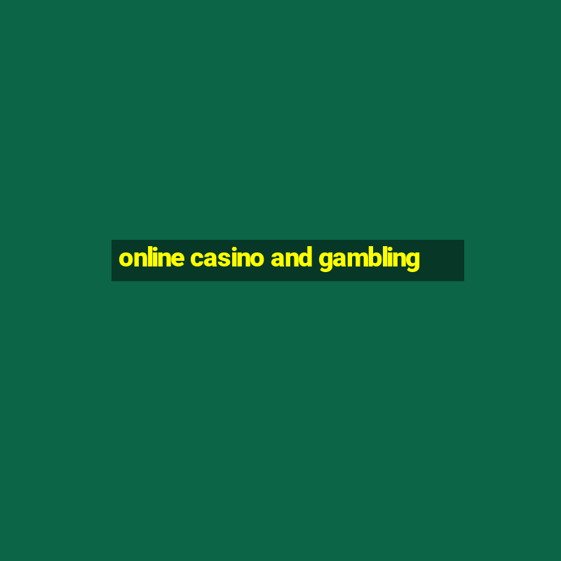 online casino and gambling