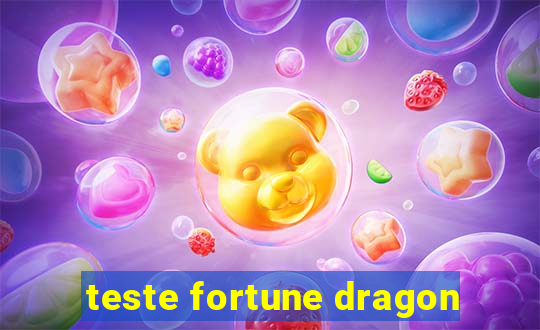 teste fortune dragon