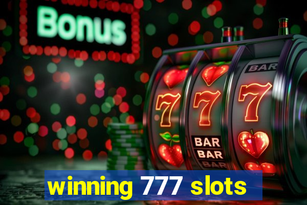 winning 777 slots