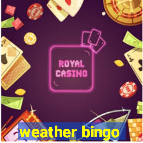 weather bingo