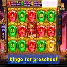 bingo for preschool