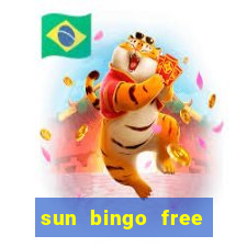 sun bingo free spins code