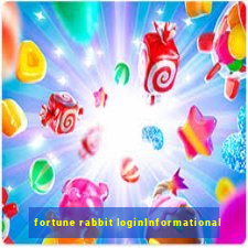 fortune rabbit loginInformational